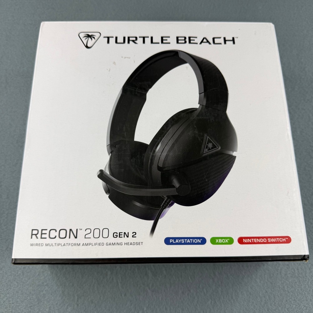Turtle Beach Recon 200 Gen 2 Gaming Headset Unisex OS Black Wired Amplified